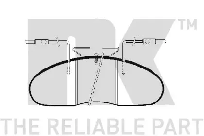 Комплект тормозных колодок, дисковый тормоз NK купить