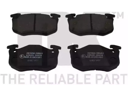 Комплект тормозных колодок, дисковый тормоз NK купить