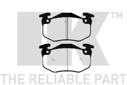 Комплект тормозных колодок, дисковый тормоз NK купить