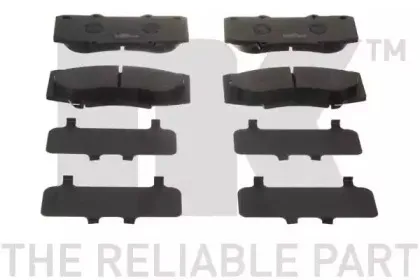Комплект тормозных колодок, дисковый тормоз NK купить
