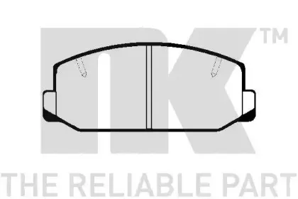 Комплект тормозных колодок, дисковый тормоз NK купить