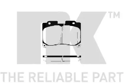 Комплект тормозных колодок, дисковый тормоз NK купить