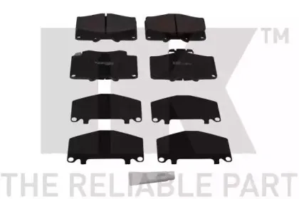 Комплект тормозных колодок, дисковый тормоз NK купить