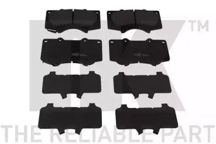 Комплект тормозных колодок, дисковый тормоз NK купить