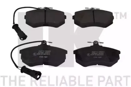 Комплект тормозных колодок, дисковый тормоз NK купить