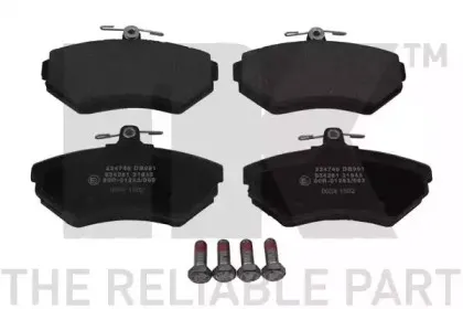 Комплект тормозных колодок, дисковый тормоз NK купить