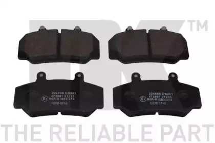 Комплект тормозных колодок, дисковый тормоз NK купить