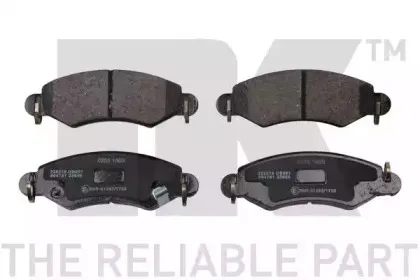 Комплект тормозных колодок, дисковый тормоз NK купить