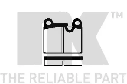 Комплект тормозных колодок, дисковый тормоз NK купить