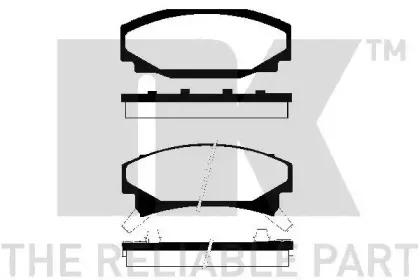 Комплект тормозных колодок, дисковый тормоз NK купить