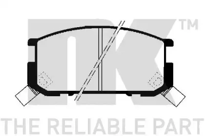 Комплект тормозных колодок, дисковый тормоз NK купить