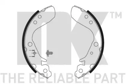 Комплект тормозных колодок NK купить