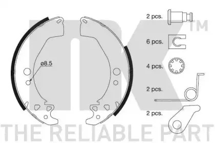 Комплект тормозных колодок NK купить