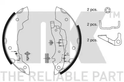 Комплект тормозных колодок NK купить