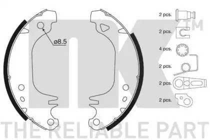 Комплект тормозных колодок NK купить