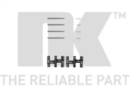 Комплектующие, колодки дискового тормоза NK купить