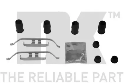 Комплектующие, колодки дискового тормоза NK купить