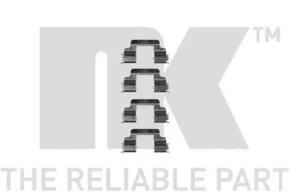 Комплектующие, колодки дискового тормоза NK купить