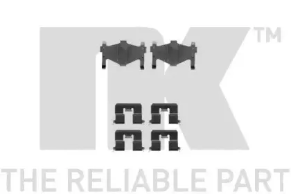 Комплектующие, колодки дискового тормоза NK купить