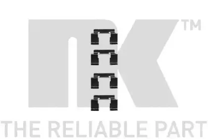 Комплектующие, колодки дискового тормоза NK купить