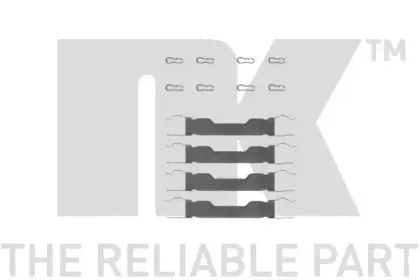 Комплектующие, колодки дискового тормоза NK купить
