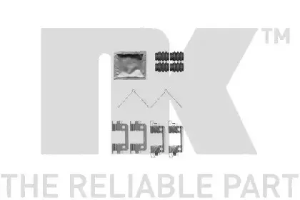 Комплектующие, колодки дискового тормоза NK купить