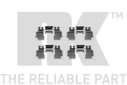 Комплектующие, колодки дискового тормоза NK купить