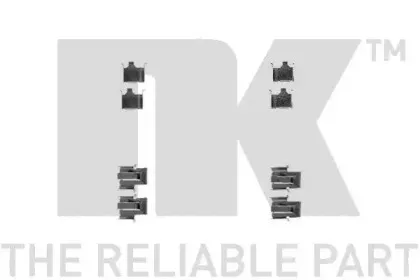 Комплектующие, колодки дискового тормоза NK купить