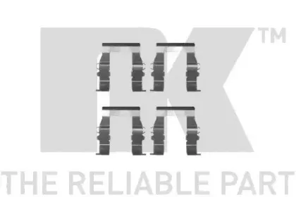 Комплект пружин до колодок гальмівних NK купить