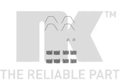 Комплектующие, колодки дискового тормоза NK купить