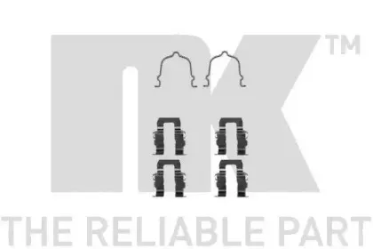 Комплектующие, колодки дискового тормоза NK купить