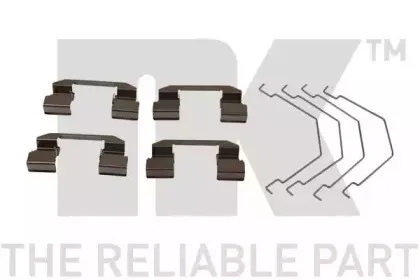 Комплектующие, колодки дискового тормоза NK купить