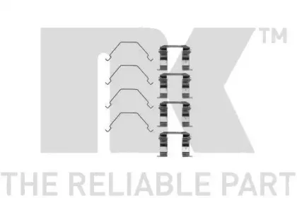 Комплектующие, колодки дискового тормоза NK купить
