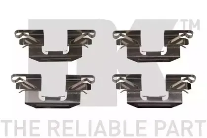 Комплектующие, колодки дискового тормоза NK купить