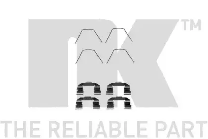 Комплектующие, колодки дискового тормоза NK купить