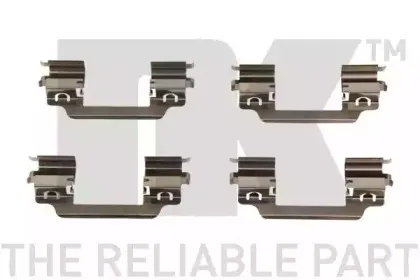 Комплектующие, колодки дискового тормоза NK купить