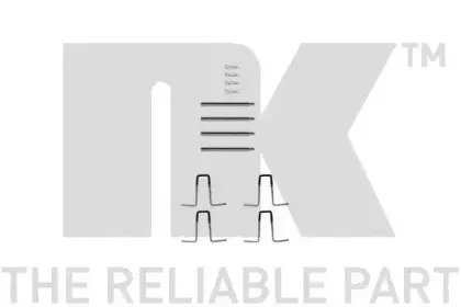 Комплектующие, колодки дискового тормоза NK купить