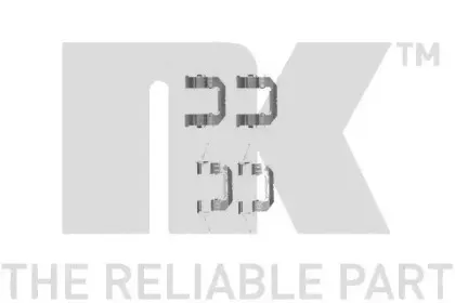 Комплектующие, колодки дискового тормоза NK купить