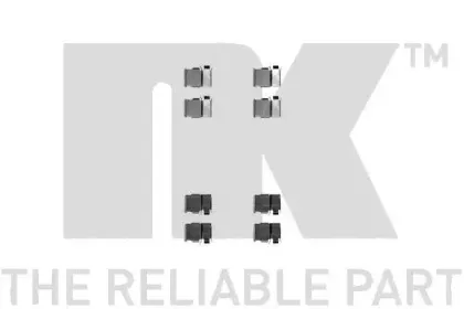 Комплектующие, колодки дискового тормоза NK купить