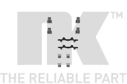 Комплектующие, колодки дискового тормоза NK купить