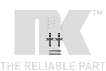 Комплектующие, колодки дискового тормоза NK купить