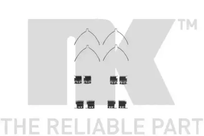 Комплектующие, колодки дискового тормоза NK купить