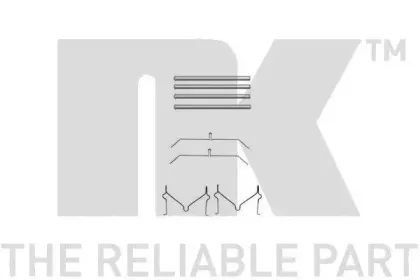 Комплектующие, колодки дискового тормоза NK купить