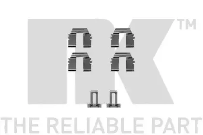 Комплектующие, колодки дискового тормоза NK купить