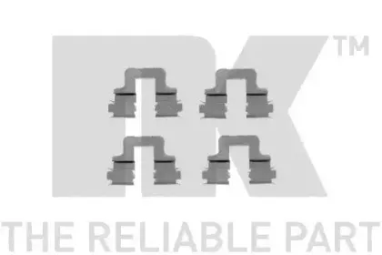 Комплектующие, колодки дискового тормоза NK купить