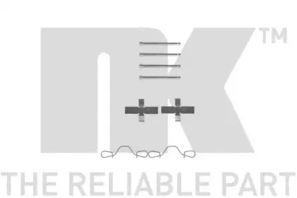 Комплектующие, колодки дискового тормоза NK купить