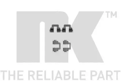 Комплектующие, колодки дискового тормоза NK купить