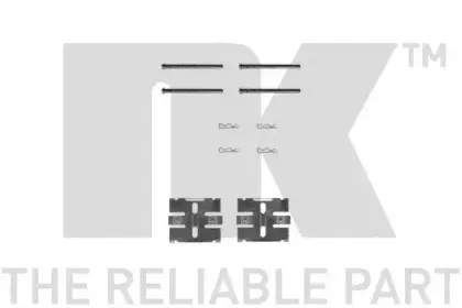 Комплектующие, колодки дискового тормоза NK купить