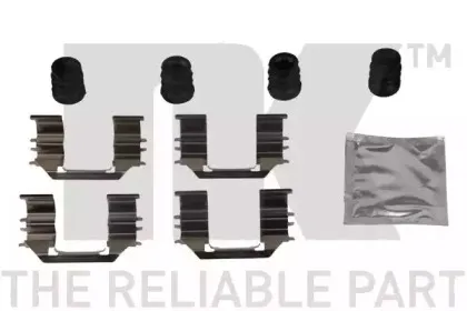 Комплектующие, колодки дискового тормоза NK купить