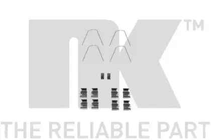 Комплектующие, колодки дискового тормоза NK купить